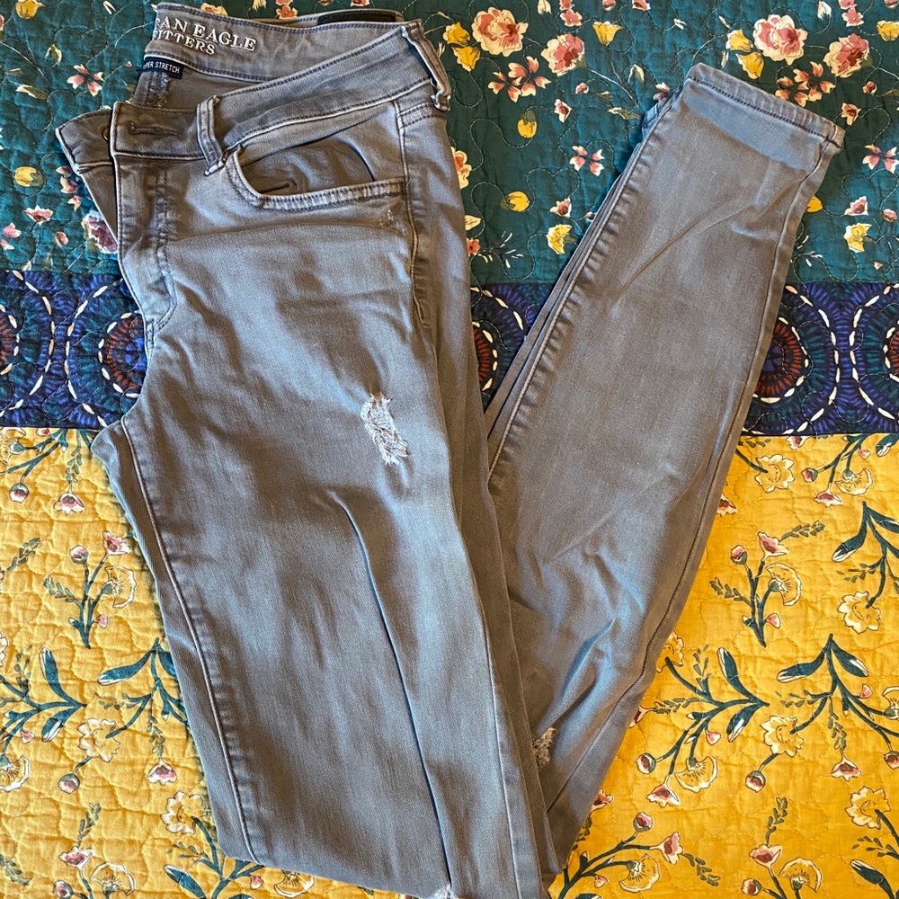 Grey AE Jeggings